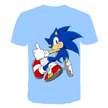2020 Poletje Božič Sonic Hedgehog Dekleta T Shirt T Otrok Fantje, Vrhovi Otroci T-Shirt Otroci Oblačila Baby Boy Dekleta SweatshirS