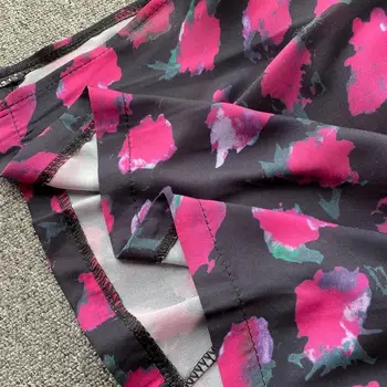 2021 poletje nove ženske natisnjeni suspender seksi obleko off ramenski odpri nazaj split dolžina stranka obleko vijolične slim suspender obleko