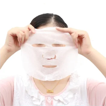 20pcs/pask Svile Stisnjen Obraz Masko Papirja za Enkratno uporabo Obrazne Maske Knjige Ženske, Ličila, Nega Kože, Zavit Maske Lepoto Orodje