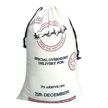 20pcs/veliko brezplačna dostava 25 Stilov platno santa vrečo Božično darilo vrečke za debelo santa vrečo vrvico santa darilne vrečke