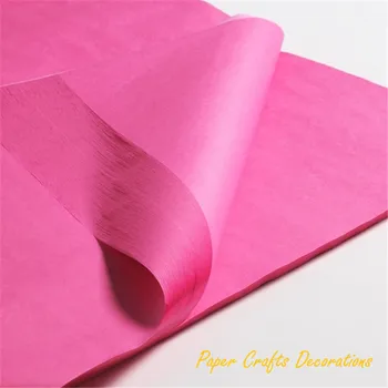 20sheets/veliko 50*75 cm Dekorativni Barvne Tissue Papirja za Scrapbooking Darilo Polje Zavijanje DIY Obdelujete Projektov Dobave