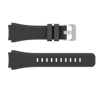 22 mm Silikonski Watchband Trak Za Huawei Watch GT Zamenjava Watch Band Za Samsung Galaxy Watch 46mm/Prestavi S3 Frontier/Classic