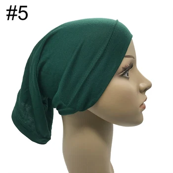 28pcs/set Muslimanskih cev Headscarf Ženske Hidžab Stretch Elastična Undesrcarf Nastavljiv Islamske notranje Kape Kosti Bonnet Kritje Vratu