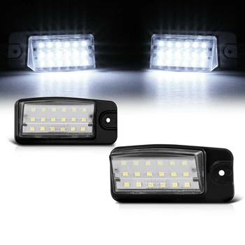 2Pcs Avto LED Številko registrske Tablice Svetloba Svetilke za Infiniti QX70 QX50 Q45 EX25 EX35 EX37 FX35 FX37 FX50 Auto Avto-Styling