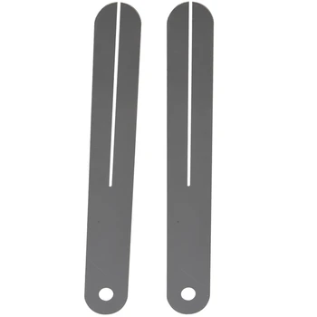 2pcs Fret Puller Fretboard Fingerboard Fret Orodje za Popravilo Zaščitnik Jeklene Plošče Za Električne Kitare In B