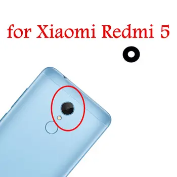 2pcs za Xiaomi Redmi 5 Varnostno Steklo Objektiv Fotoaparata Kamera Zadaj Steklo z 3M Lepilom Redmi5 Zamenjava Popravila, Rezervni Del