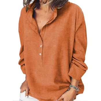 2Women Bluze Osnovne Prodajne Gumb Trdna 2020 Dolg Rokav Shirt Ženski Šifon Žensk Slim Plus Velikost Oblačila Vrhovi