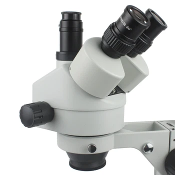 3,5 X-90X Stalno Povečavo Trinocular Stereo Mikroskop +Big Kovinsko Stojalo Za 0,5 X/2X Pomožni Cilj Objektiv+56 LED Obroč Lučka