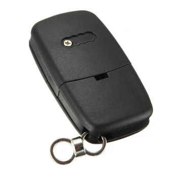3 Gumbi, Plastike S Key Ring Fob Auto Avto Praktično Black Vstop Brez Ključa Zamenjava Prenosen Daljinski Upravljalnik Lupini