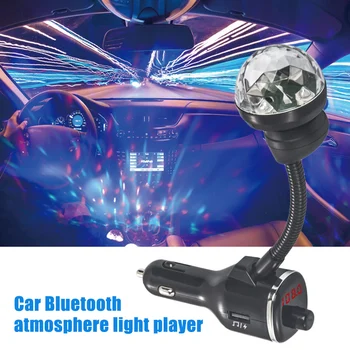 3 USB Avto Bluetooth 5.0 Prostoročno Sprejemnik Atmosfere Svetlobe MP3 Predvajalnik 5V 2.1 NC99