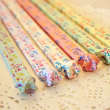 30pcs Lucky Star Papir Prepognjen Papir, Trakovi Ročno izdelan, ki Želijo Zvezde DIY Poročno Darilo Ljubezni Srce Design Quilling Dekoracijo Papirja