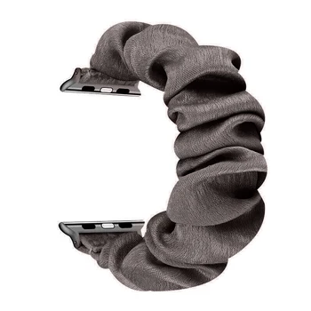 38/42 mm Mehka Scrunchie Zanke Traku Za Apple iWatch Serije 5/4/3/2/1 Zamenjava Watchbands Moda za Ženske Elastično zapestnico