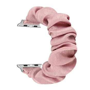 38/42 mm Mehka Scrunchie Zanke Traku Za Apple iWatch Serije 5/4/3/2/1 Zamenjava Watchbands Moda za Ženske Elastično zapestnico