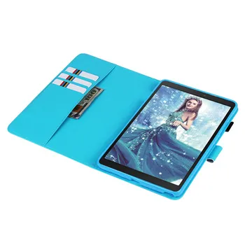 3D Lepo Naslikal PU Usnjena torbica Za Samsung Galaxy Tab A 8.0 2019 s S-Pen Funda Kritje Za SM-P200 SM-P205 primeru+film+pen