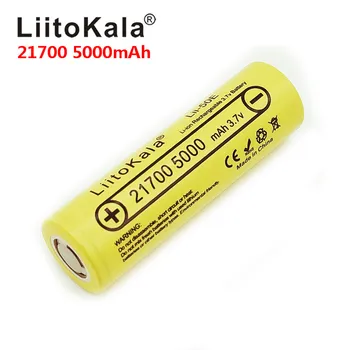40A 10C LiitoKala21700 Baterija za ponovno Polnjenje 5000 mah 3,7 V High-Power Praznjenje Baterije Za High-Power Naprav