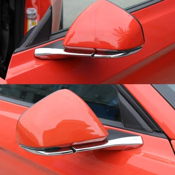 4x Auto Zunanje Strani Rearview Mirror Podstavek Imetnik Trakovi Trim Avto-styling Kritje Za Ford Mustang-2017 Opremo