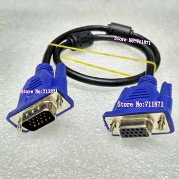 50 cm kratek Moški Ženski D-sub VGA kabel Podaljšek za vijak omejeno 15P Moški-Ženska VGA Kabel Ženski Moški D-sub VGA HDB15 Kabel Line
