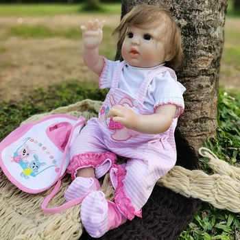 50 cm Silikonski baby bebe prerojeni lutke, veren lutka prerojeni dojenčki igrače za dekle pink princess darilo brinquedos za otroke