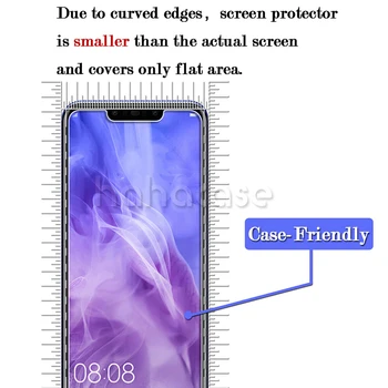 500pcs 2.5 D, Kaljeno Steklo Stražar Za Huawei Y9 Y7 Pro Prime P Smart Plus 2019 Uživajte 9 9E 9S Screen Protector Stražar Ščit Film