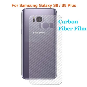 500pcs 3D Ogljikovih Vlaken Zadnji Film Za Samsung Galaxy S9+ Opomba 8 S8 S8+ S10 10 lite Zadaj Mat Zaslon Patron