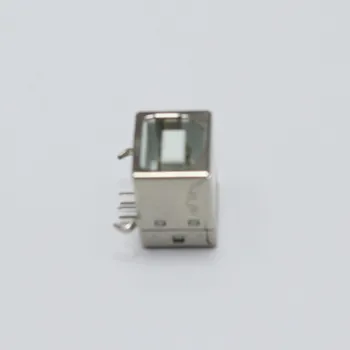 5pcs USB Tip B Female Vtič v Vtičnico Tiskalnik D Oblika Vmesnik Priključek za 90 Stopinj Ukrivljen Pin Vtičnico