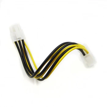 6-Pin Mini PCI-E Moški PCI-E Izraziti Ženski Moči Razširitev aux kabel projektorja Adapter Kabel vroče