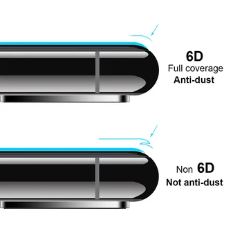 6D Ukrivljen 9H Kaljeno Steklo za iPhone 12 mini Max Pro Anti-Blue Ray/Prstnih/Olje Ultra Tanek Polno Zajetje Screen Protector