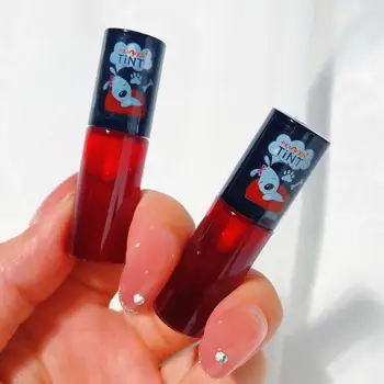 6pcs/set Ljubek Pes Vzorec Dolgotrajno Lip Gloss Lepoto Steklom Za Modo Šminka Deklet Make-Up Mat Tekoči Ustnice