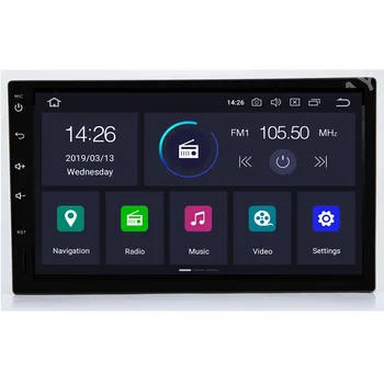 7inch Android10 8 CORE 4+64 G PX5 Univerzalno 2 DIN Avto DVD 4G Internet SIM Modem Avto Radio Samodejno Stereo GPS PC PAD