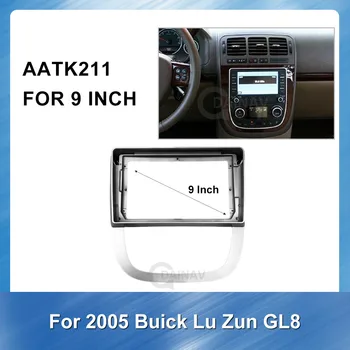 9 inch Avto Radio Fascijo Okvir Armaturna Plošča za Buick Lu Zun GL8 2005 Vodja Enote Avto Uspela Stereo, DVD Predvajalnik Uspela Okvir