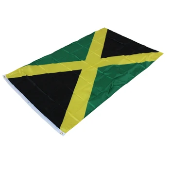 90x150cm Jamajški Zastavo Poliester Banner Notranja Zunanja Doma Dekoracijo JM Zastav Poliester Nacionalne Zastave