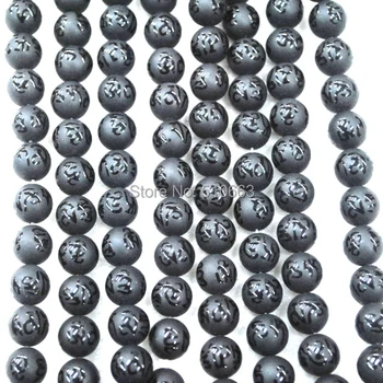 96 Kosov/Veliko,Črno Tibera Agatee Kamen,Primerni Za Shambala Zapestnico, Izdelava,In Moški Nakit,Velikost: 8 mm