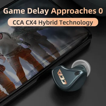 AK CCA CX4 Bluetooth 5.0 Slušalke Brezžične Bluetooth Slušalke TWS Čepkov Bas Gaming Slušalke Slušalke