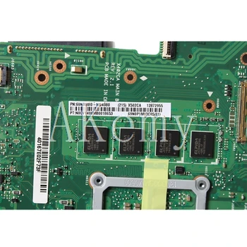 Akemy X402CA Prenosni računalnik z matično ploščo Za Asus X502C X402C X502CA X402CA original mainboard DDR3L 4 GB-RAM I5-3317U test OK