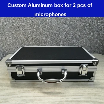 Aluminijasta škatla za orodje Prenosni Instrument polje Shranjevanje Primera z Gobo Oblog Ročni Vpliv, ki je odporna Škatla za Orodje 30x17x8 cm