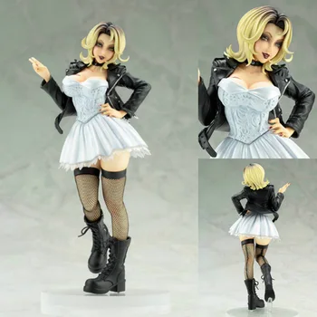 Anime Nevesta Chucky Tiffany Belo Obleko Ver Model HORROR Film Lepoto Anime Dekle Dejanje Slika