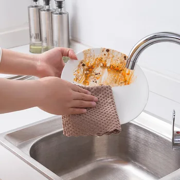 Anti-mast, Čistilne Krpe Kuhinja Učinkovito Super Vpojno Mikrovlaken za Čiščenje Krpo Doma za Pranje Posode v Kuhinji Čiščenje Brisačo