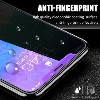 Anti Modra Svetloba zaščitno folijo za iphone 6 6s 7 8 plus x xr xs 11 pro max SE kaljeno steklo telefon zaščitnik zaslon na steklo