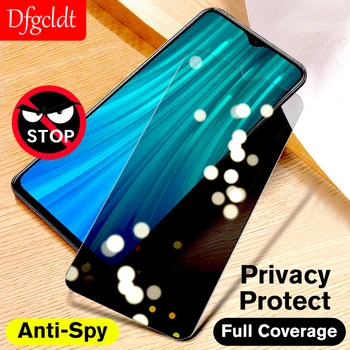 Anti-spy Kaljeno Steklo za Xiaomi Mi 9 8 MP 8 Lite CC9 CC9E Redmi Opomba 7 K20 Pro Anti-Peeping Zasebnost Zaslon Patron Stekla