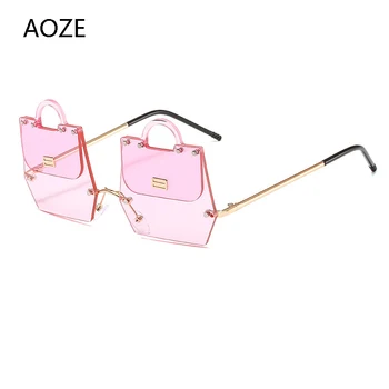 AOZE Moda mačka oči ženska sončna očala 2020 luksuzne blagovne znamke osebnost ženske elegantna moda ogledalo očala Ženske ins Priljubljen