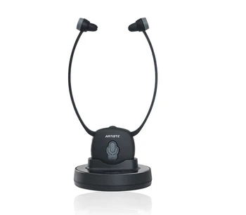 ARTISTE E2 2.4 G Brezžičnih Slušnih za Starejše Slušalke za Prostoročno uporabo HI-fi TV Komercialne Namestitev Slušni Slušalke