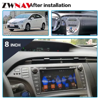 Avto DVD-Jev Android 10 Jedro Octa Multimedijski Predvajalnik, GPS Navigacija Za Toyota Prius, RHD za obdobje 2009-2013 Avto Radio Stereo Vodja Enote