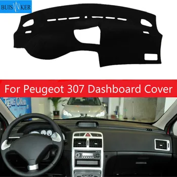 Avto nadzorna plošča Pokrov Dash Mat Za Peugeot 307 Sonce Odtenek DashMat Pad Preprogo Anti-UV Avtomobilskih Zaščitnik Avto Styling