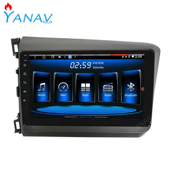 Avto radio audio 2 DIN Android stereo sprejemnik ZA honda civic 2012+ touch screen avto GPS navigacija multimedia video dvd predvajalnik
