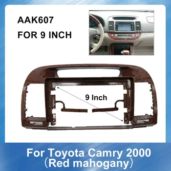 Avto Radio Fascijo Za Toyota Camry 2000 DVD okvir Dash Mount Kit Napajalnik Trim Obraza Plošča Okvir nadzorno ploščo za 2 Din