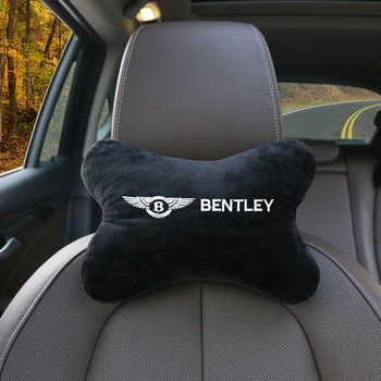 Avto Sedež Glave, Vratu RestPillow varnostnega Pasu zaščito Pad Zajema Avto Styling Auto Primeru Za Bentley