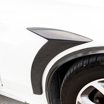 Avto strani prezračevalni pretok zraka fender vnos nalepke za Mercedes Benz W212-2016 ogljikovih vlaken oznaka kovinski nož vrsto fender pokrov