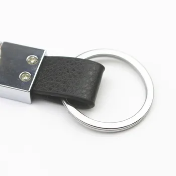 Avto Styling 3D Metal+Usnje Simbol Avtomobilske ključe Keychain Ključa Imetnika za Audi RS S S3 S4 S5 S6 S8 RS6 A3 A4 A5 A6 A8 Dodatki