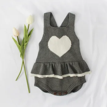 Baby Bodysuits Jeseni Leta 2020 Nove Fante Oblačila Baby Jopica Ročno Malčka Dekleta Bodysuits Plesti Baby Bodysuits Dekle Oblačila 0-2 T