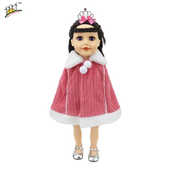 Baby Doll Obleko Belo Poročno Obleko in Pokrivalo Set za 18-inch ZDA / Naša Generacija Lutka & 43 cm Baby-rojen Lutke, Dodatki,